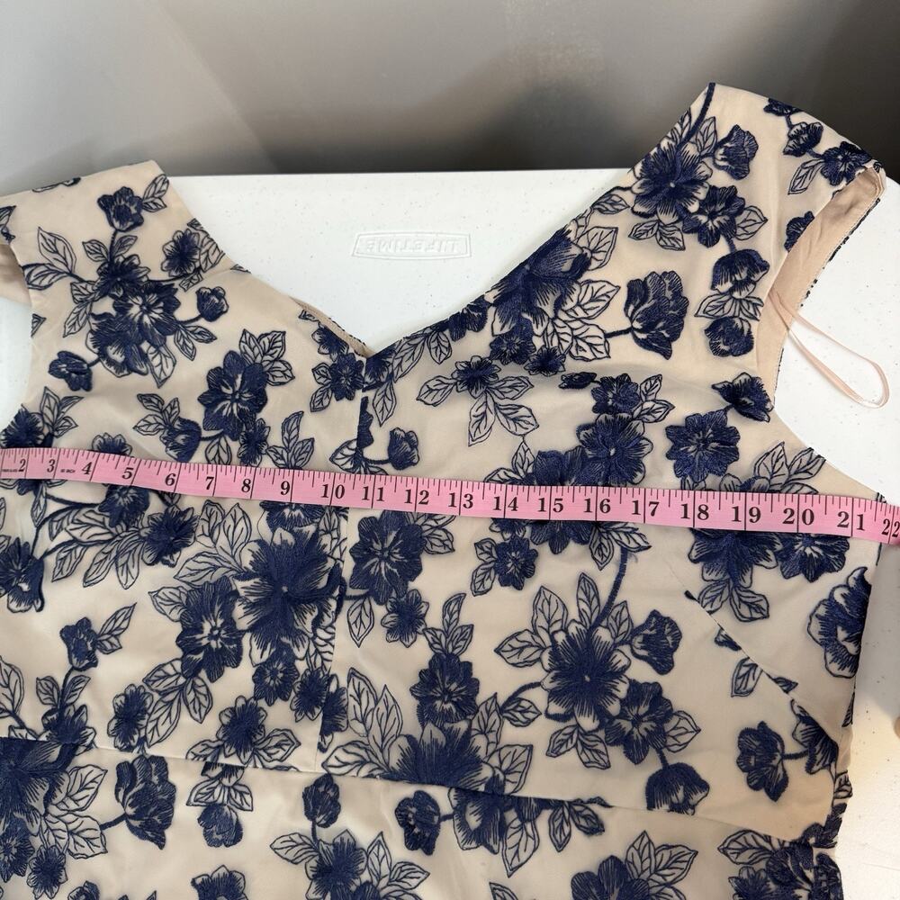 Gal Meets Glam Colection Rosemary Midi Dress Women's Size 20 Floral Embroidered - Picture 12 of 15